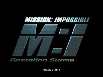 Mission - Impossible - Operation Surma screen shot title